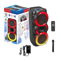 Ailiang Portable Wireless Karaoke Speaker KOLAV-D2805 with Mic Black Ailiang Portable Wireless Karaoke Speaker KOLAV-D2805 with Mic Black